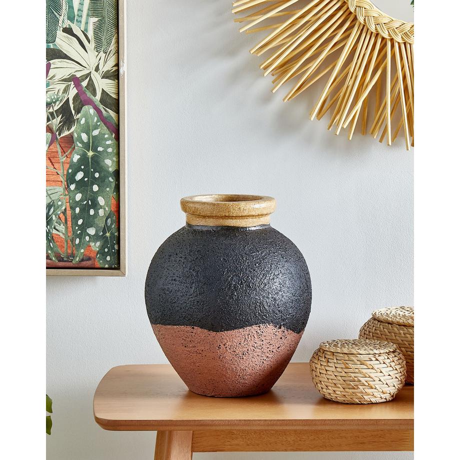 Beliani Vase décoratif en Terre cuite  DAULIS  