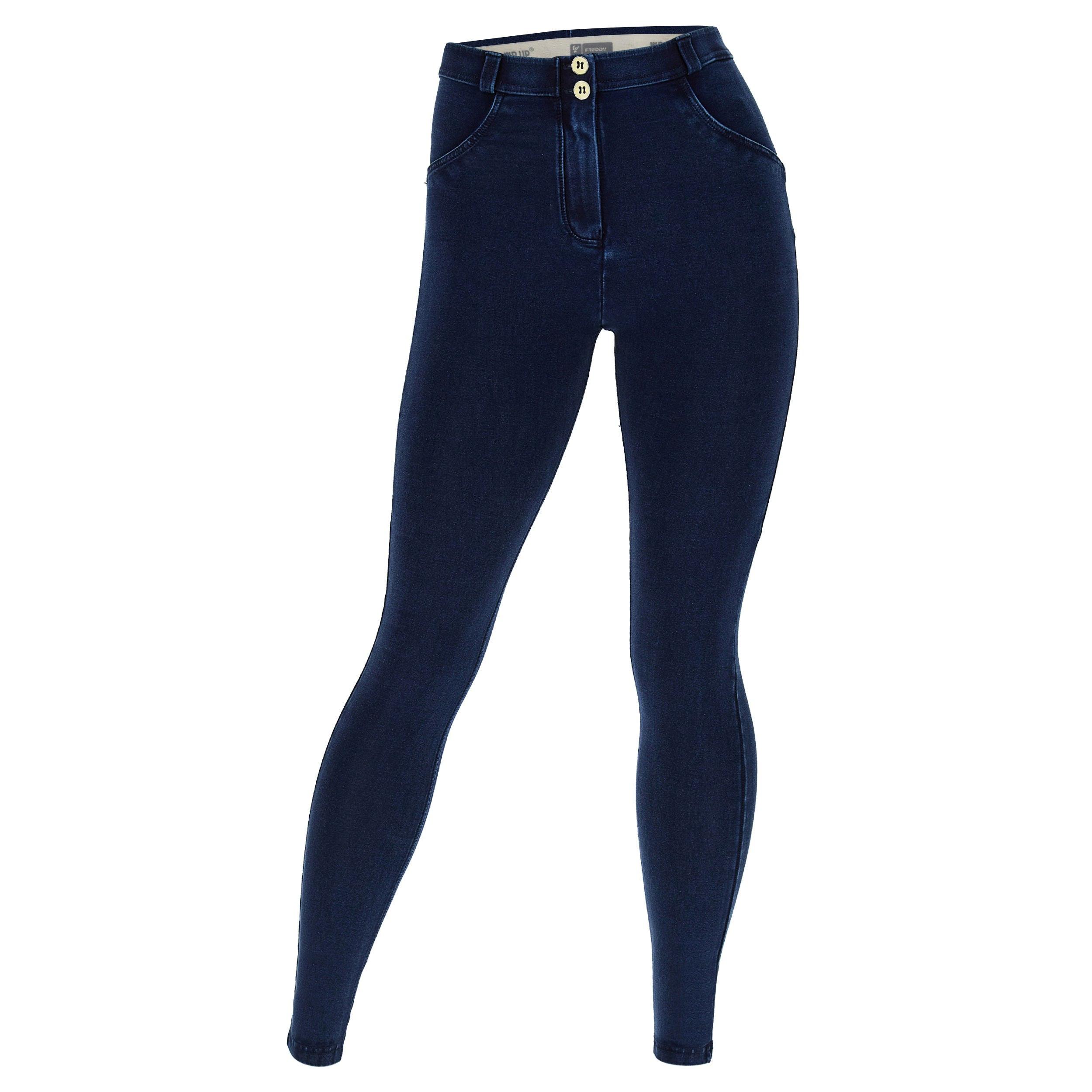Image of Wr.up® Shaping Pants - Curvy Damen Blau Denim Dunkel L