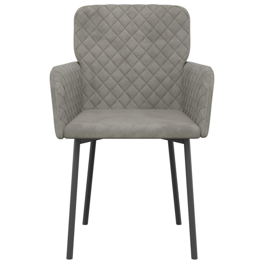 VidaXL Chaise de salle à manger velours  