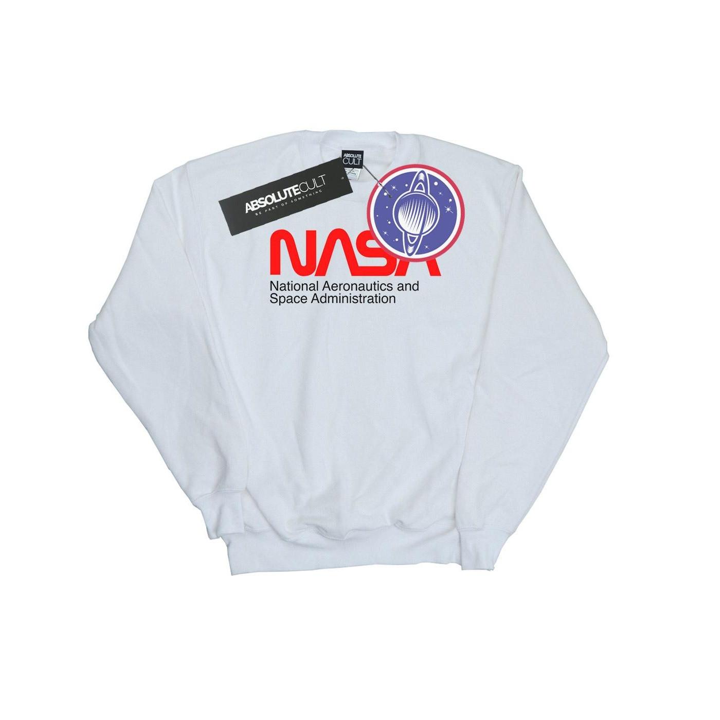 Image of Aeronautics And Space Sweatshirt Herren Weiss L