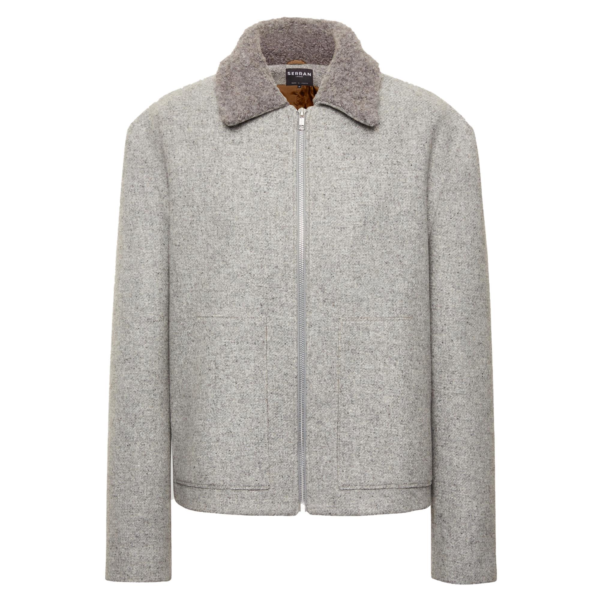 Image of Wolljacke Unisex Taubengrau 38