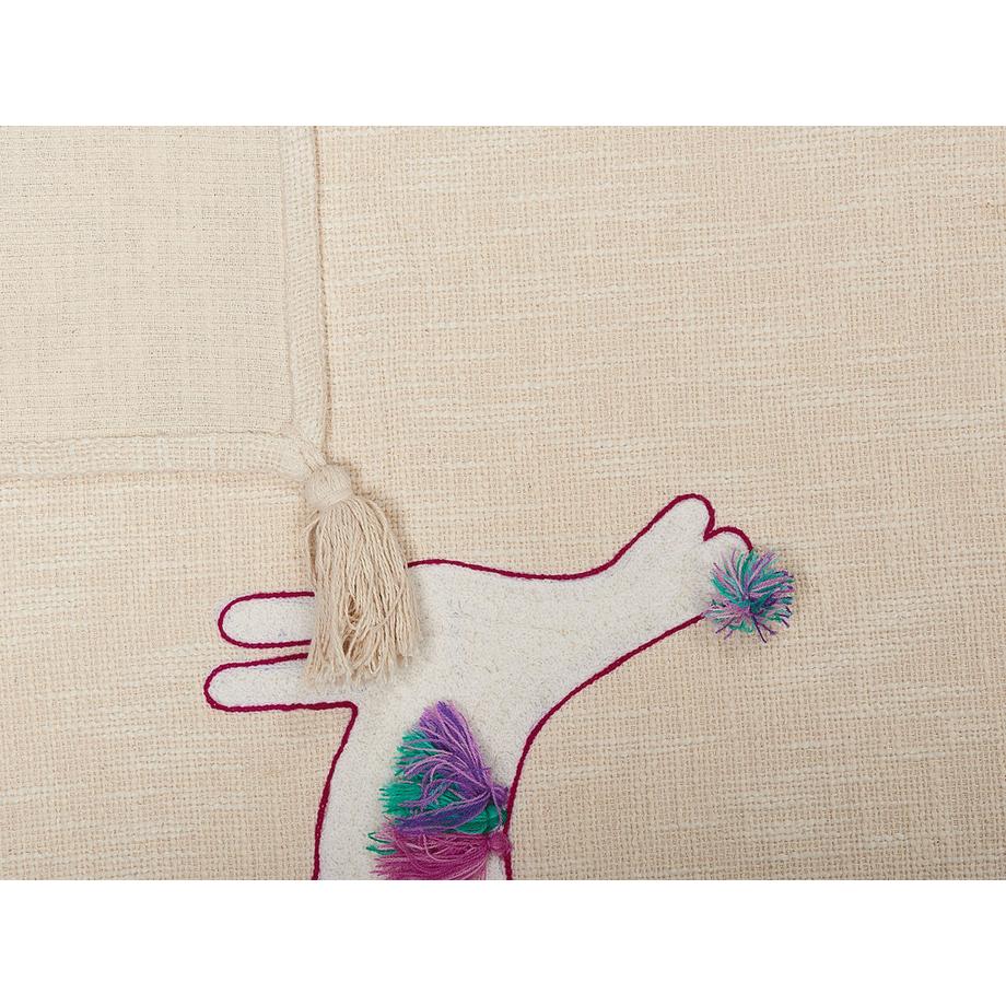 Beliani NANDYAL Plaid Douillet en Coton Boho  