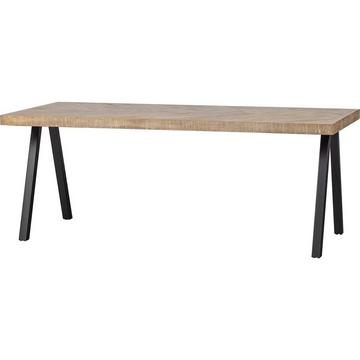 Table à manger Tablo Mango Herringbone 200x90 pieds carrés