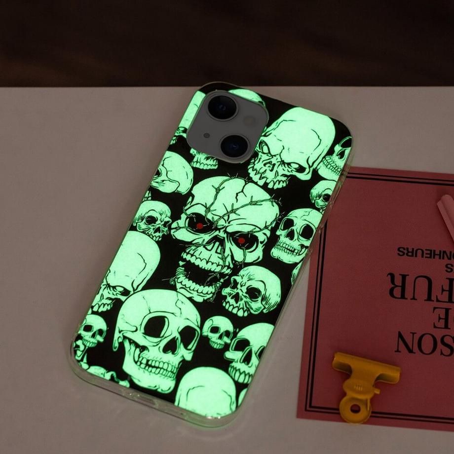 Cover-Discount  iPhone 15 Plus - Nachtleuchtende Silikon Hülle 