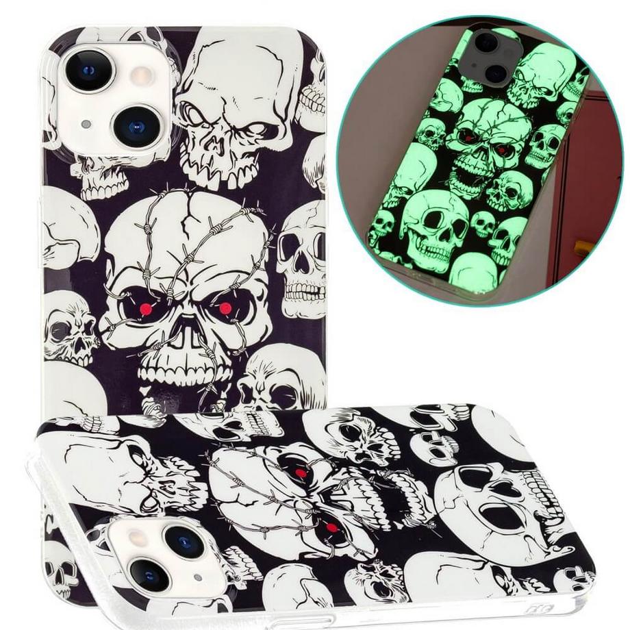 Cover-Discount  iPhone 15 Plus - Nachtleuchtende Silikon Hülle 