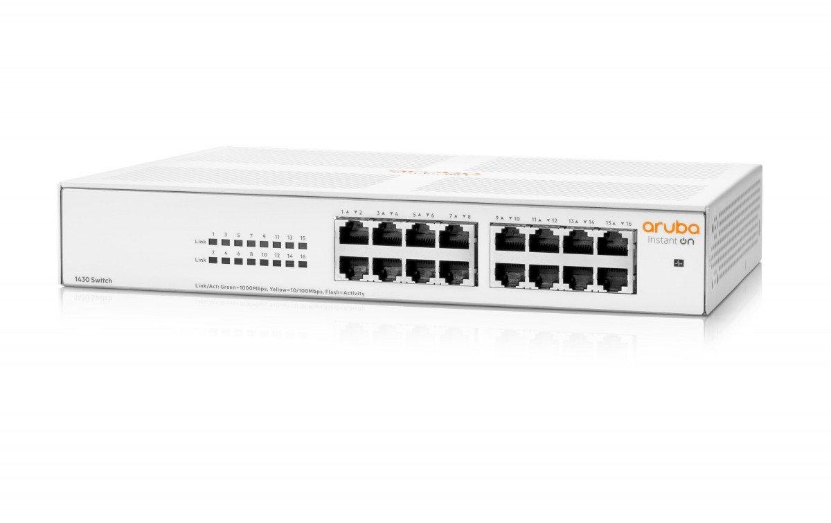 HPE ARUBA  Switch Instant On 1430-16G 16 Port 