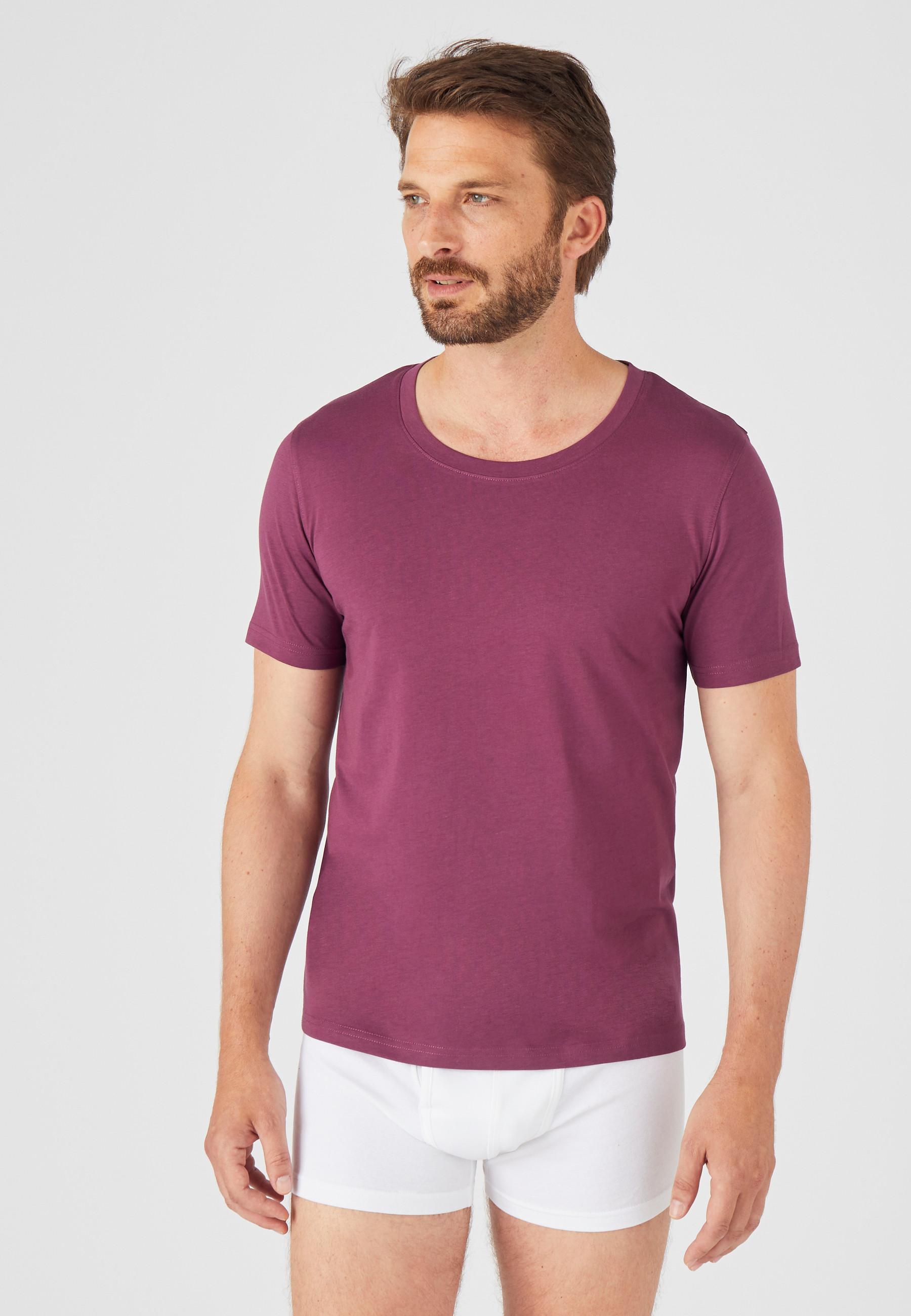 Image of T-shirt. Herren Violett M