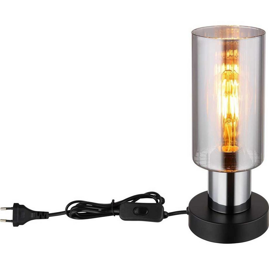 mutoni light Lampe de table Lidaria métal noir mat 1xE27  