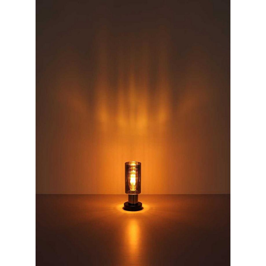 mutoni light Lampe de table Lidaria métal noir mat 1xE27  