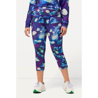 Ulla Popken  Legging technique avec poche zippée. Longueur 3/4 et taille haute. Matière recyclée. 