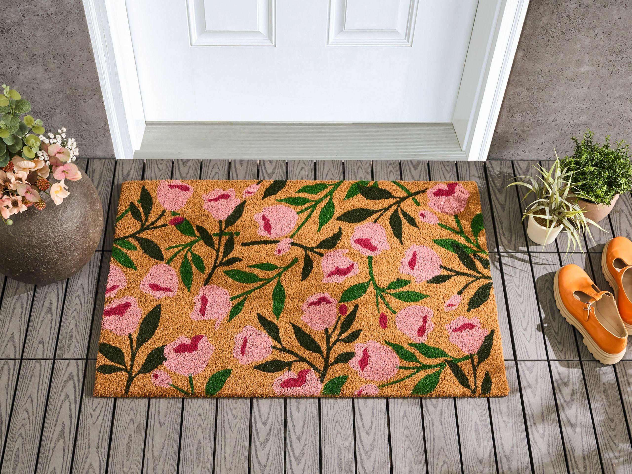 Beliani Tappetino da Ingresso en Fibra di Cocco Classico MANGUAO  