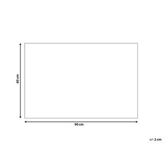 Beliani Tappetino da Ingresso en Fibra di Cocco Classico MANGUAO  