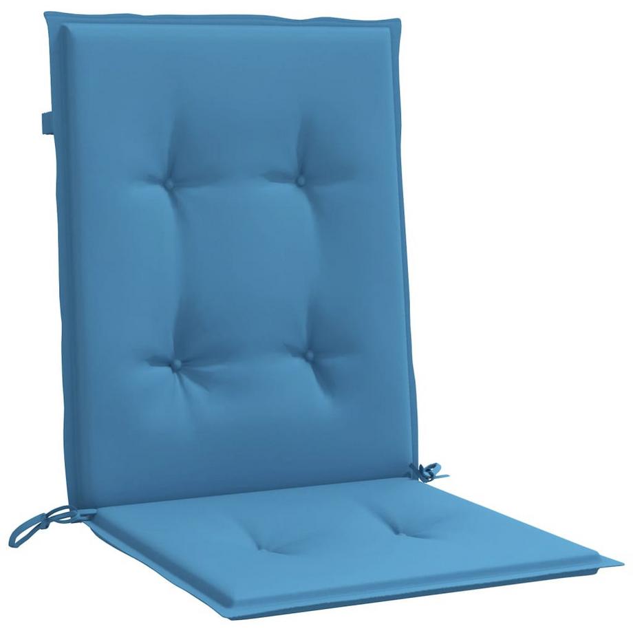 VidaXL cuscino per sedia con schienale basso Tessuto  