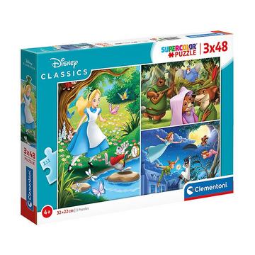 Puzzle Disney Classics (3x48)
