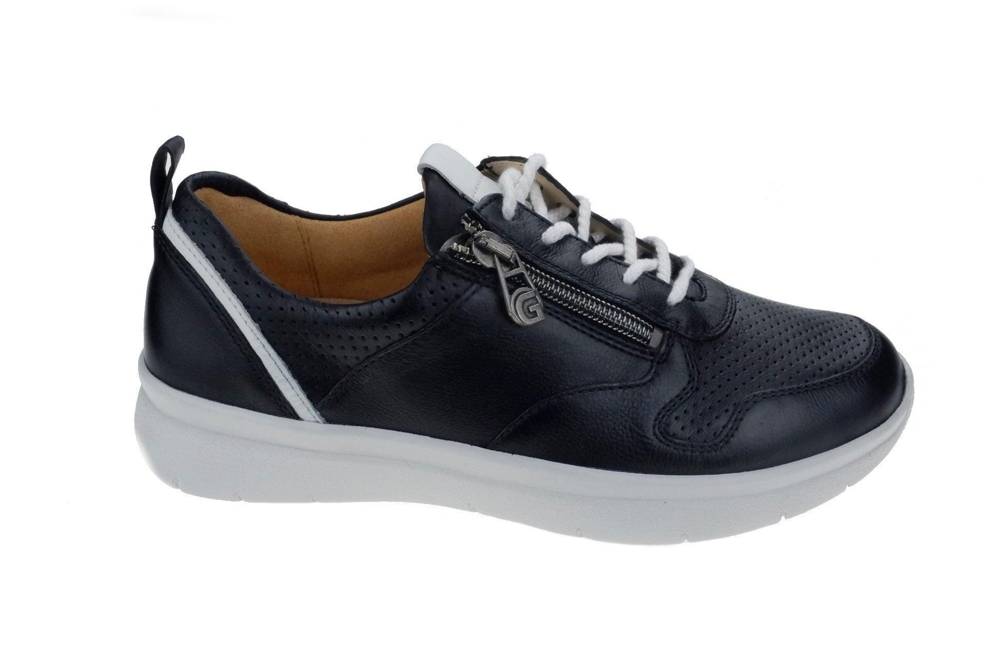 Image of Kira - Leder Sneaker Damen Schwarz 38.5