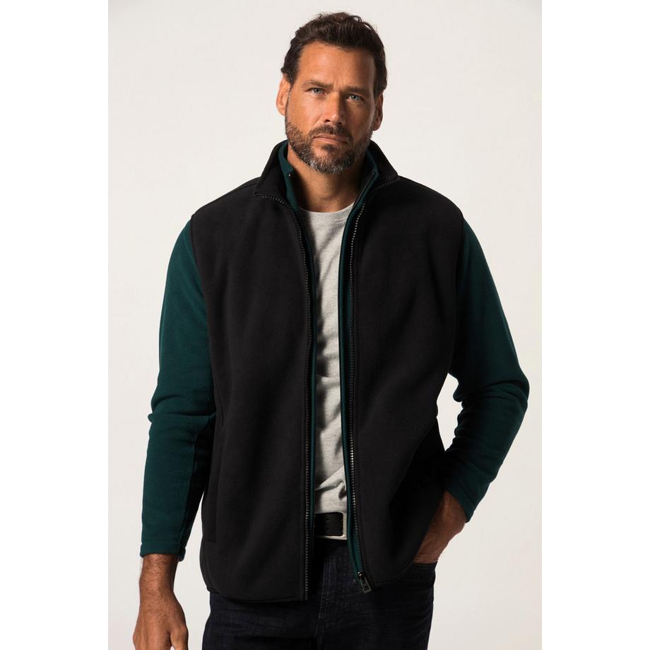 JP1880 Gilet di Pile Workwear con Fodera Teddy Collo Alto  