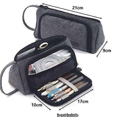 Only-bags.store Trousse à crayons trousse à crayons grande capacité trousse à crayons pour adolescent pour l'école et le bureau  