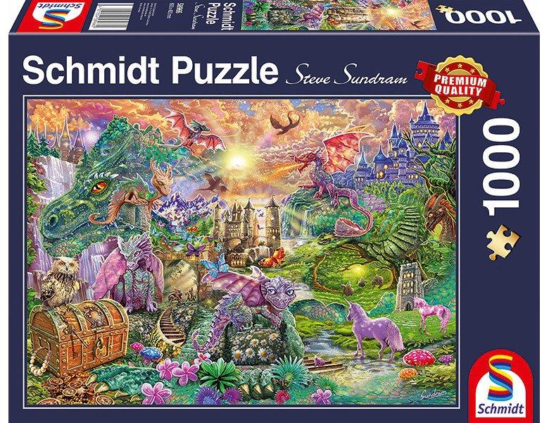 Image of Puzzle Verzaubertes Drachenland (1000Teile)