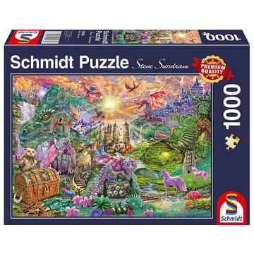 Puzzle Verzaubertes Drachenland (1000Teile)