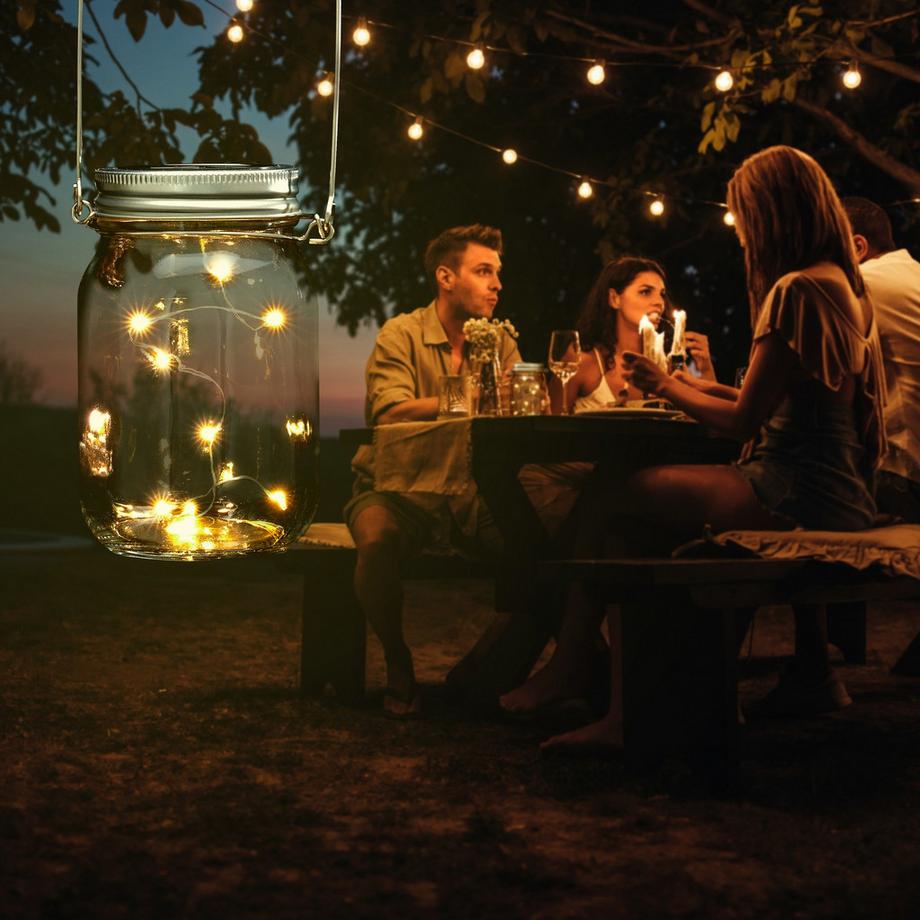 B2X  2 Stk. Solarlaternen mit LED 