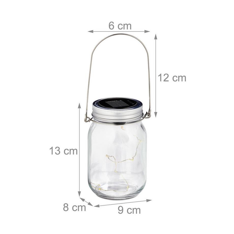 B2X  2 Stk. Solarlaternen mit LED 