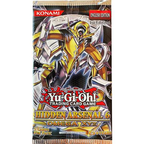 Yu-Gi-Oh!  Hidden Arsenal 6 Omega XYZ Booster - 1. Auflage  - EN 