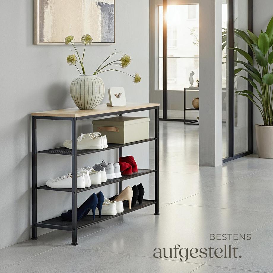 Tectake Scarpiera Portsmouth stile industriale  