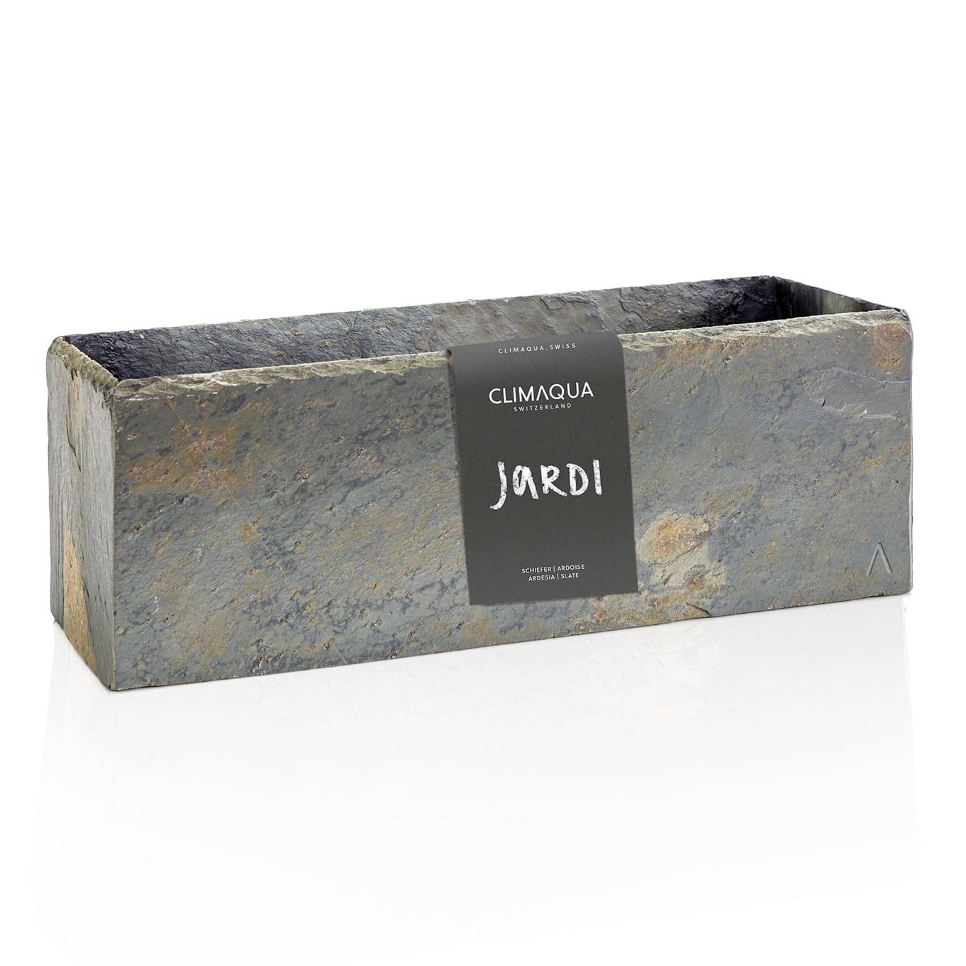 Image of Blumenkasten aus Schiefer Stein JARDI 50 Rusty Blumenkasten aus Schiefer Stein JARDI 50 Rusty