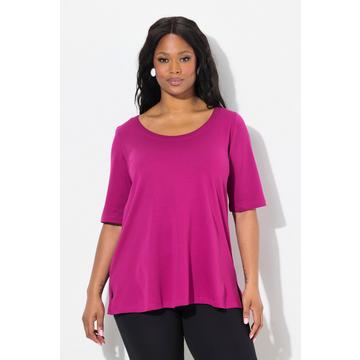 T-Shirt, A-Linie, Rundhals, Halbarm