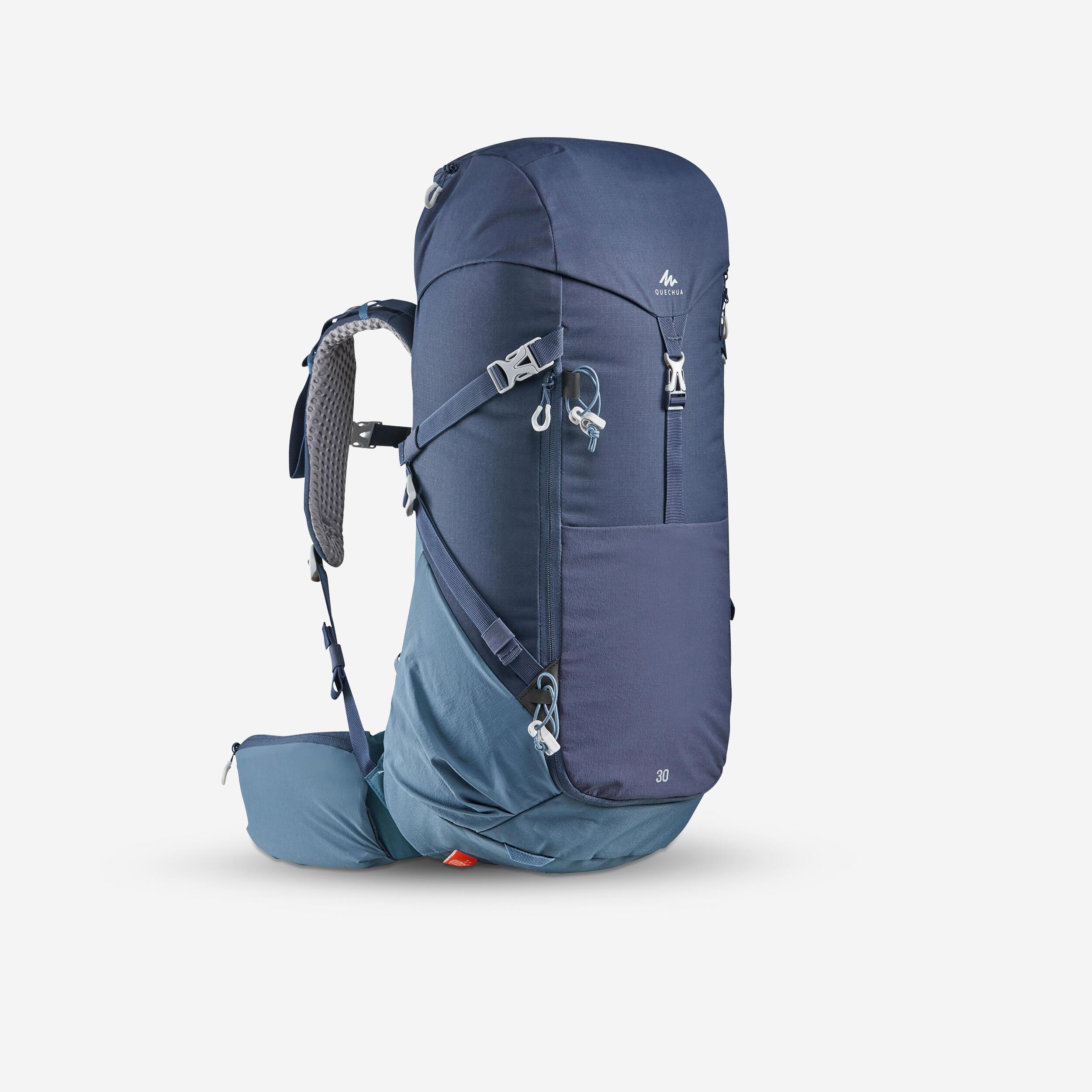 Image of Rucksack - Mh500 30l Unisex Blau Bedruckt ONE SIZE