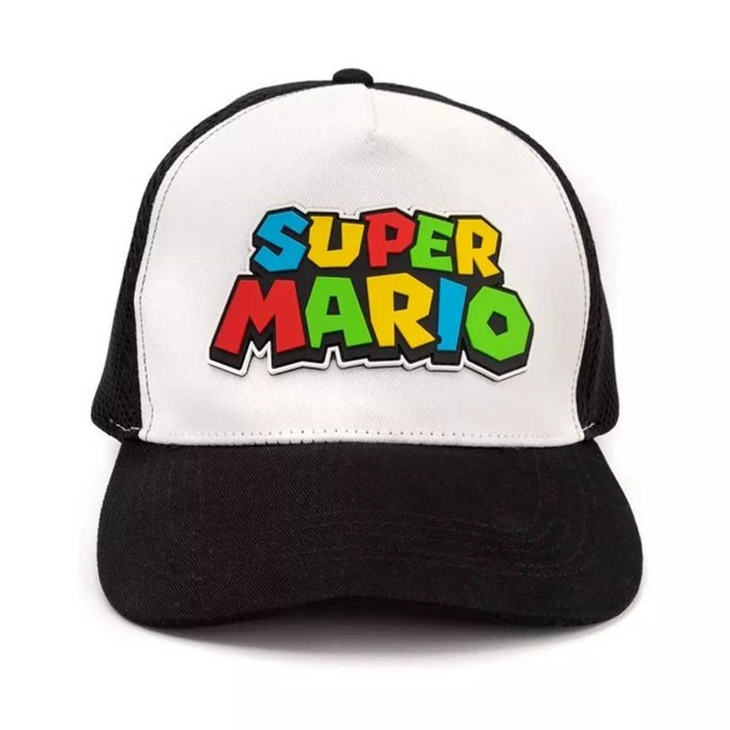 Super Mario - Snapback Mütze, One Size, Nero