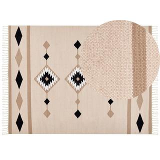 Beliani Tapis en Coton Boho BERDIK  