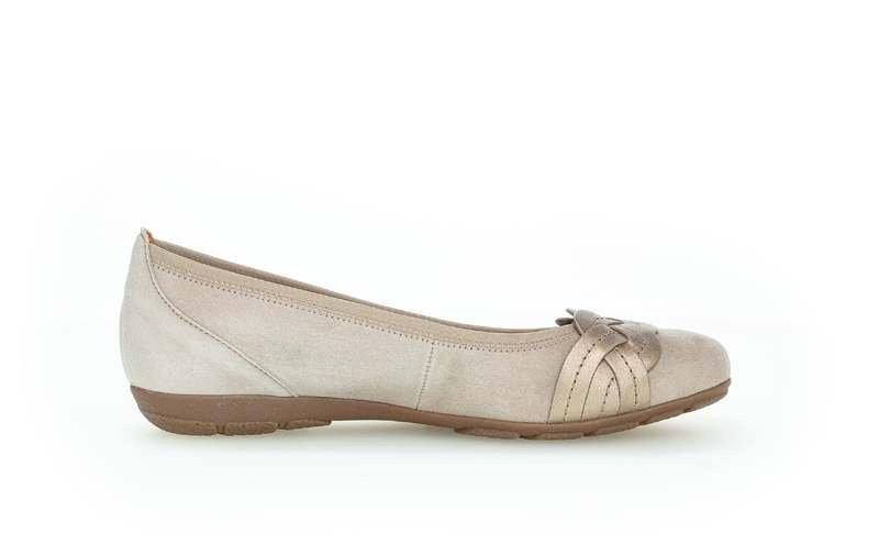 Image of - Wildleder Ballerina Damen Beige 39