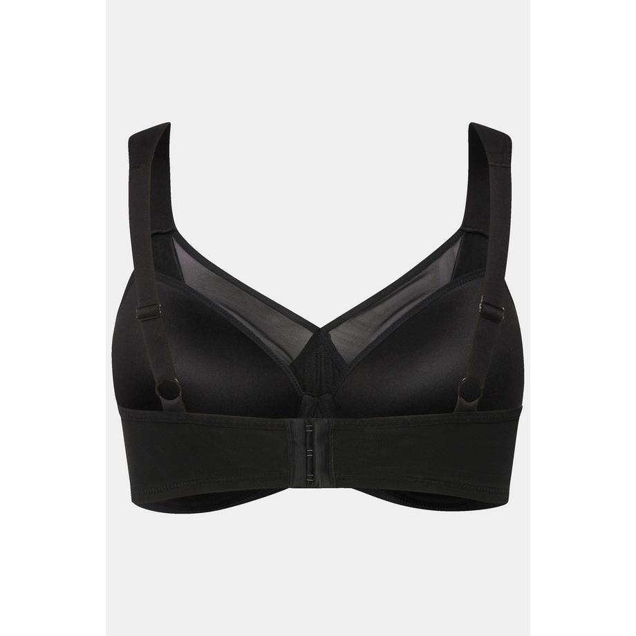 Ulla Popken Reggiseno con ferretto coppe morbide inserto in mesh  