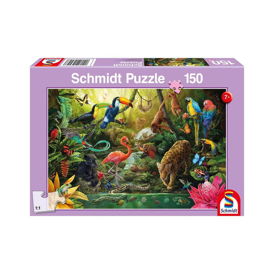 Image of Puzzle Urwaldbewohner (150Teile)