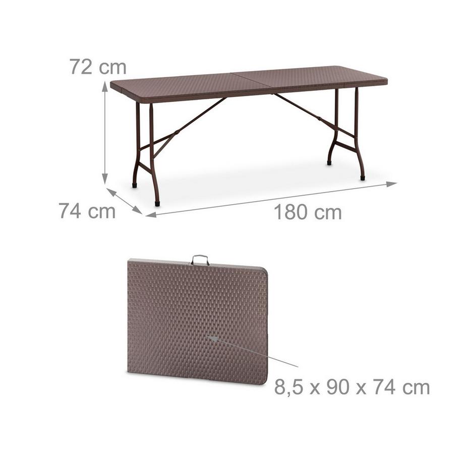 B2X Klappbarer Gartentisch  