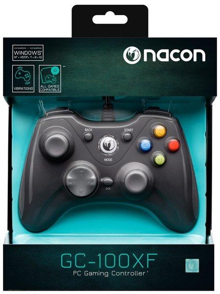 nacon  NACON GC-100XF Schwarz USB pad Analog / Digital PC 