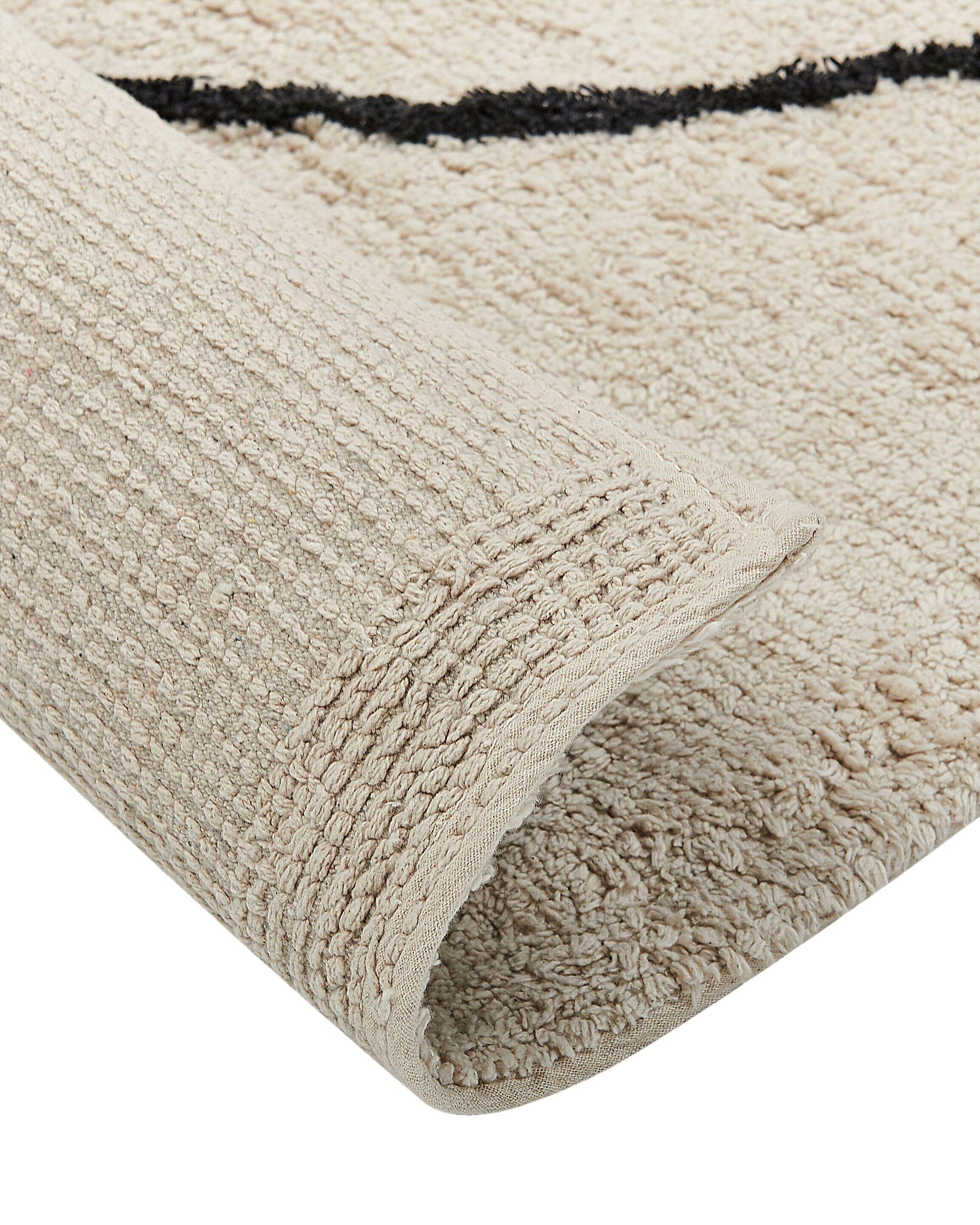 Beliani Tapis en Coton Moderne BAYIR  