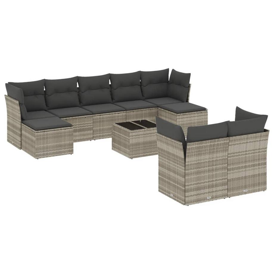 VidaXL Garten sofagarnitur poly-rattan  