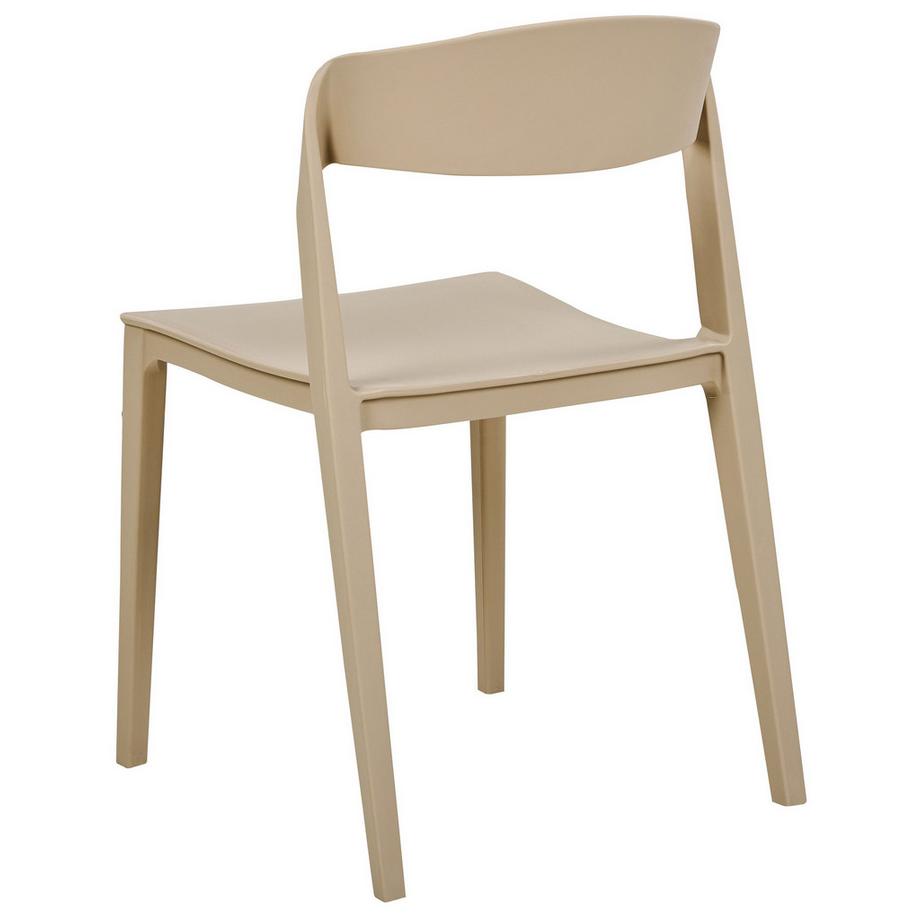 Beliani Esszimmerstuhl 2er Set aus Polypropylen Modern SOMERS  