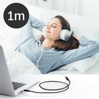 Akashi  Jack 3.5mm Mâle-Femelle Auxiliaire 1m 