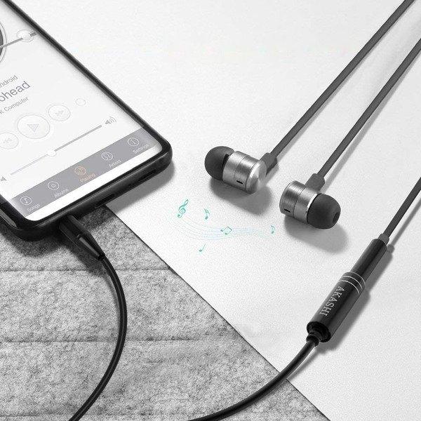 Akashi  Jack 3.5mm Mâle-Femelle Auxiliaire 1m 