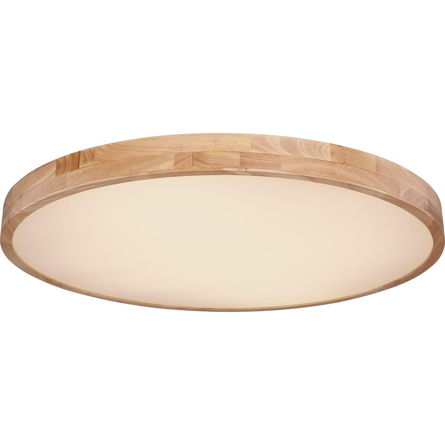 Image of Deckenleuchte Rainer Metall Holzoptik 1xLED 80x80x11 Deckenleuchte Rainer Metall Holzoptik 1xLED 80x80x11