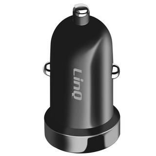 Avizar  2x USB 2.4A Autoladegerät LinQ Schwarz 