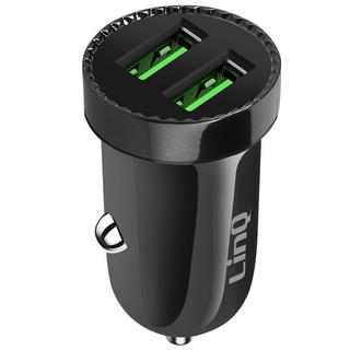 Avizar  2x USB 2.4A Autoladegerät LinQ Schwarz 