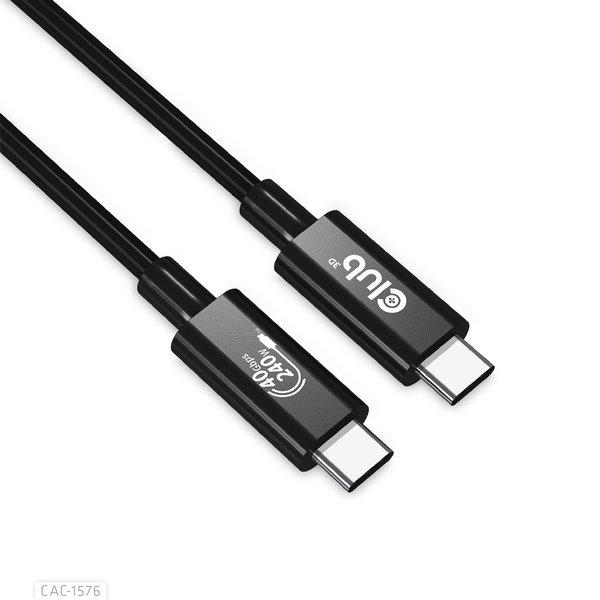 Image of USB4 Gen3x2 Type-C Bi-Directional Cable 8K60Hz, Data 40Gbps, PD 240W(48V/5A) EPR M/M 1m / 3.28ft