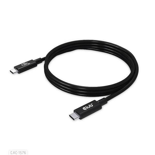 Club3D  CAC-1576 câble USB 1 m USB4 Gen 2x2 USB C 