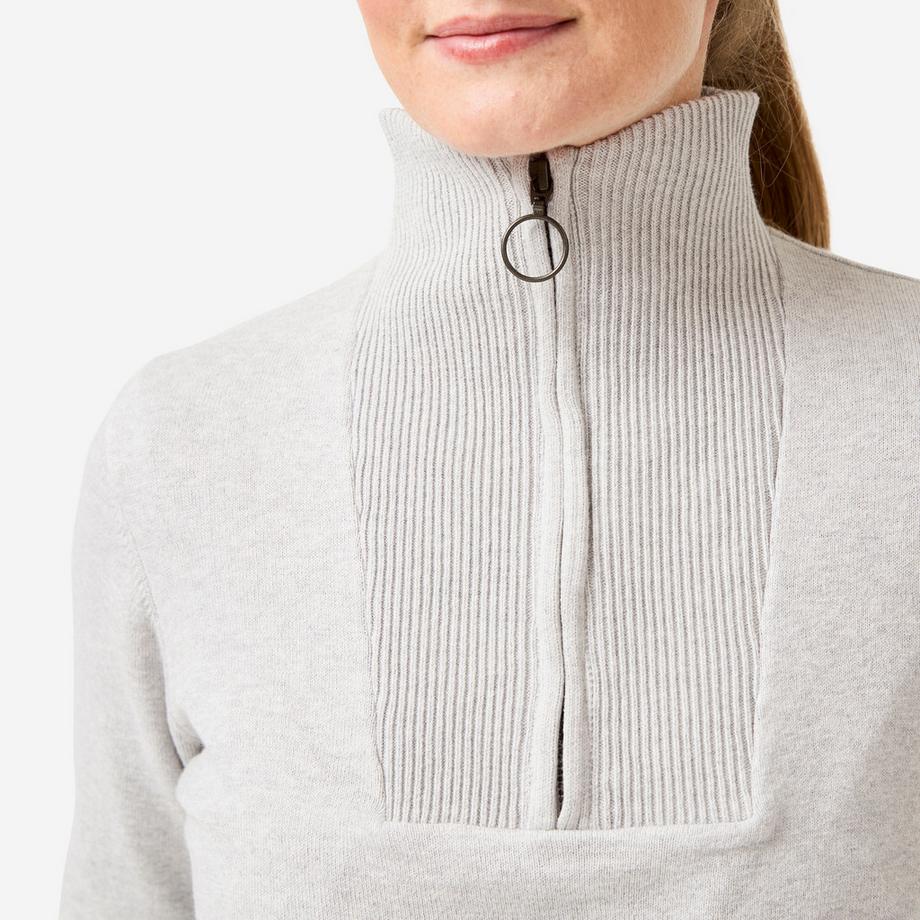 INESIS Golf Winddichter Baumwollpullover Stehkragen  