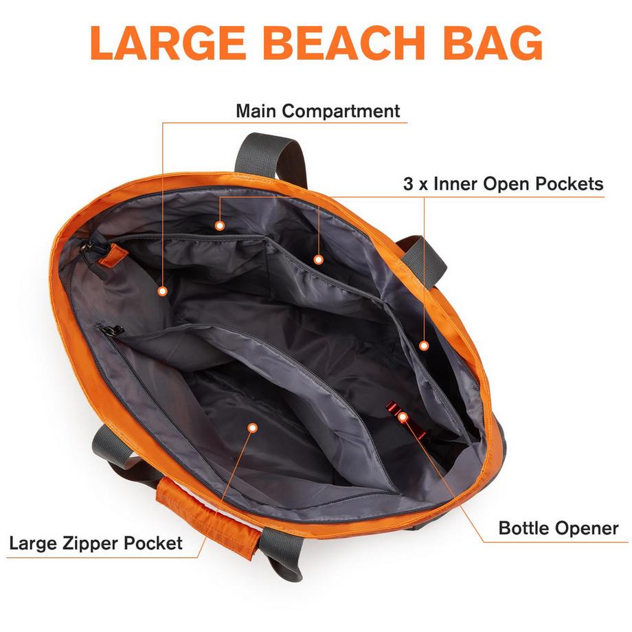 Only-bags.store Sac de Plage Familial Pliable  