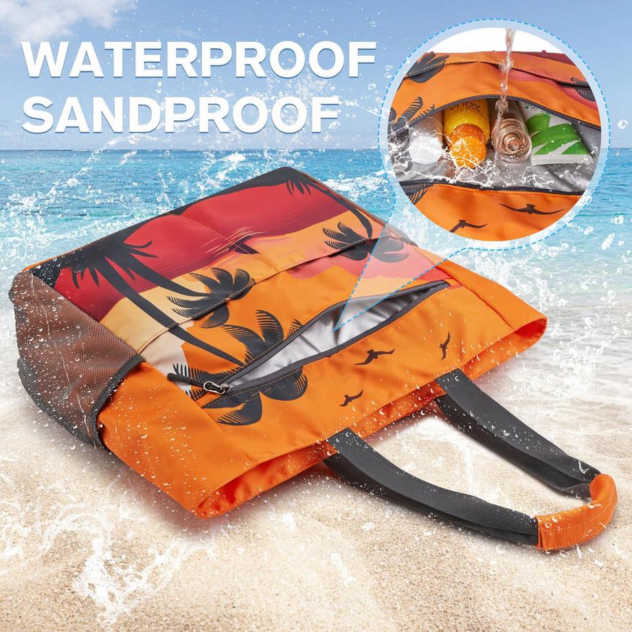 Only-bags.store Sac de Plage Familial Pliable  